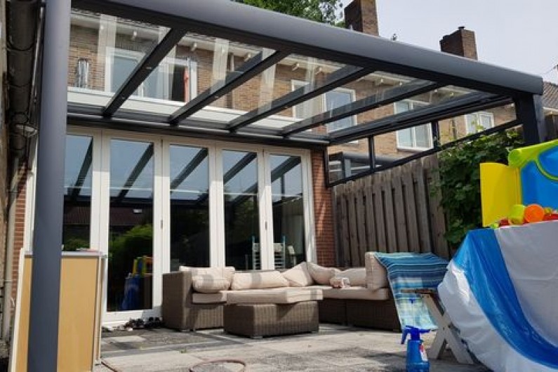 Veranda geplaatst