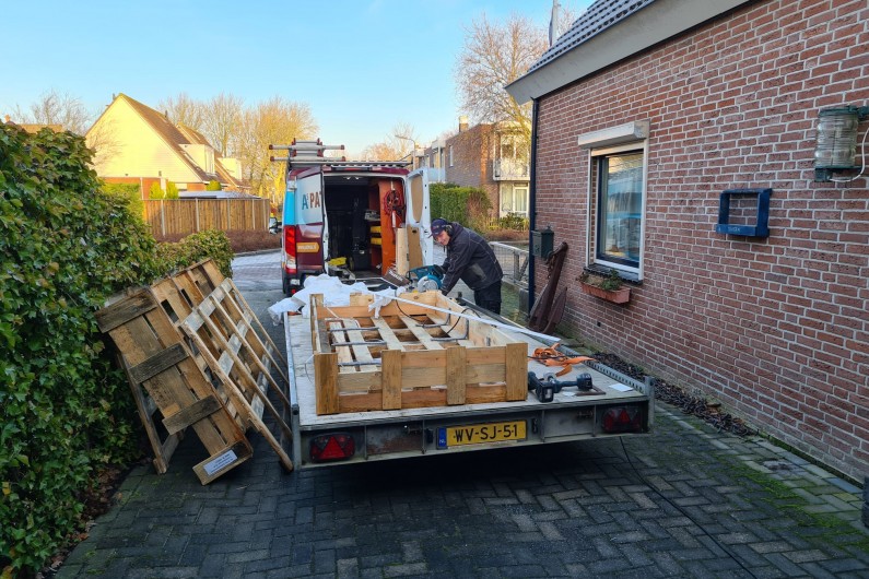 Veranda geplaatst in Emmeloord